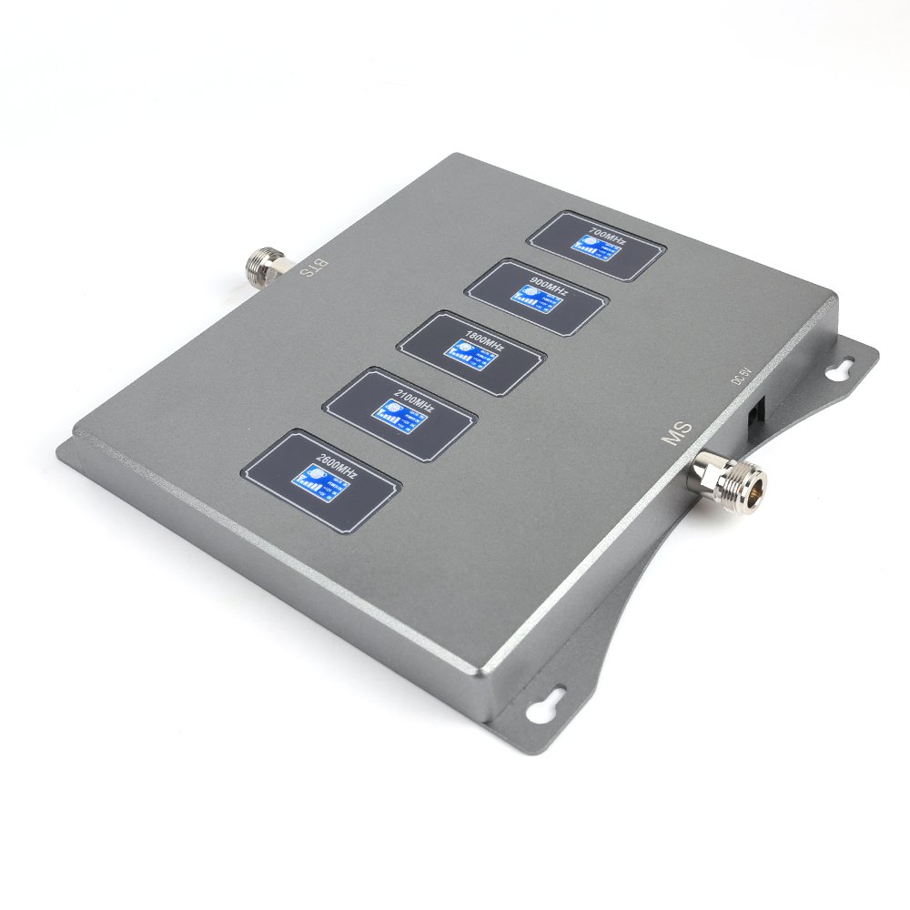 5 Band Cell Phone Signal Booster for Home and Office GSM 3G 4G LTE 5G 2/4/5 Cell Phone Signal Amplifier Repeater